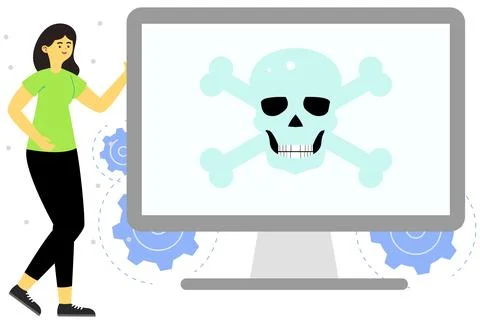 Malware Concept Illustration Stock Illustration