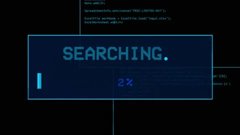 Malware found text on screen computer hacking Animation. Stock Footage 151428356