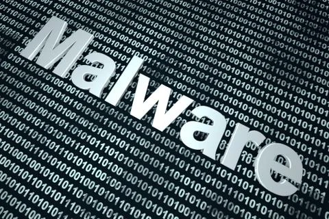 Malware 库存插图