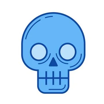 Malware line icon. Illustrazione stock