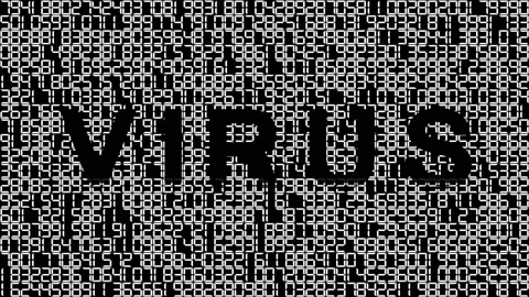 Malware program code random numbers Stock Footage 167198264