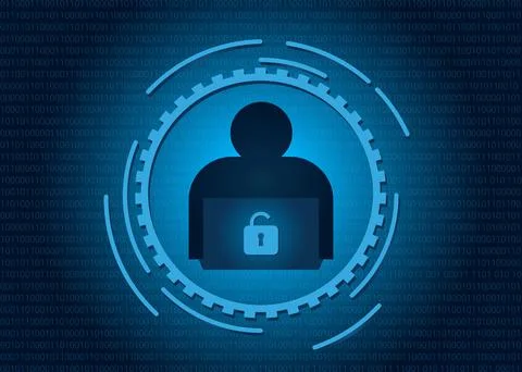 Malware ransomware virus encrypted files and show key lock with world map on  스톡 일러스트