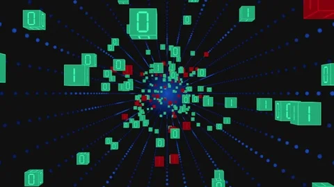 Malware Stream Loop Stock Footage 78128378