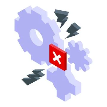 Malware system icon, isometric style イラスト素材