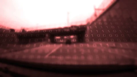 Malware Timelapse Driving Concept - Virus moving fast  Stock Footage 89637473