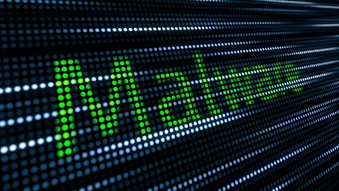 'Malware' typed onto tech background animation Stock Footage 95227451