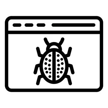 Malware Vector Icon Design Illustration Stock Illustration