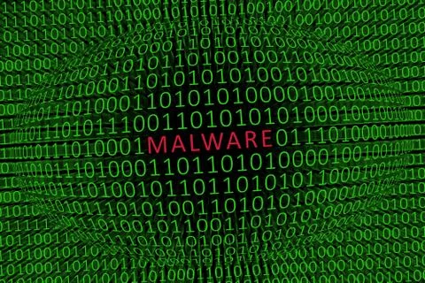 Malware In Your Data Stock Illustration
