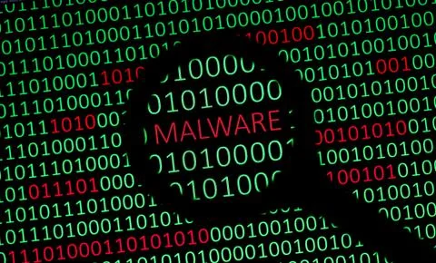Malware In Your Data Stock Photos