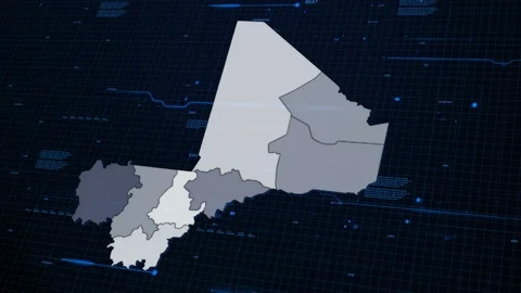 Maly network map Stock Footage 87978176