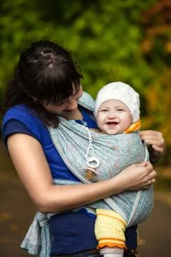 Mama and child Stock Photos