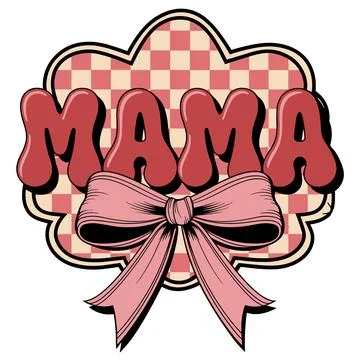 Mama Mini Valentines Stock Illustration