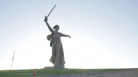 Mamaev Kurgan Stock Footage 884948