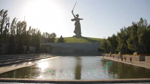 Mamaev Kurgan Stock Footage 885258