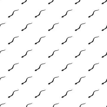 Mamba snake pattern seamless Illustrazione stock