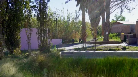 Mamiña hot spring, Huara, Tarapaca, Chile Stock Footage 244525429