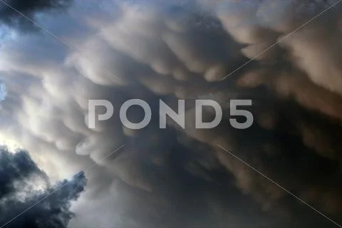 Mammary Clouds Stock Photos