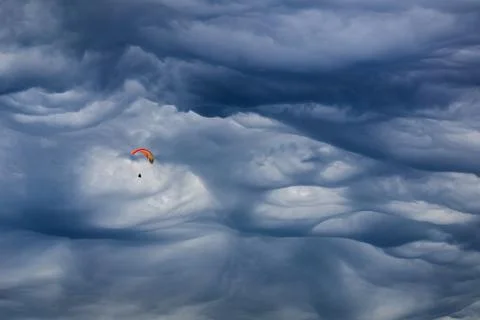 Mammatus cloud Stock Photos