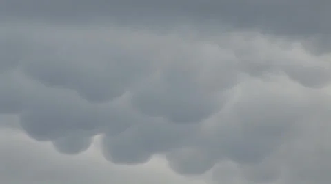 Mammatus Clouds Stock Footage 26063916
