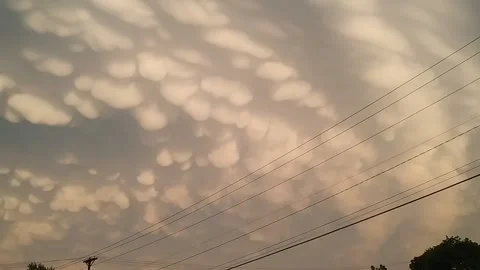 Mammatus Clouds In Missouri Stock Footage 274695316
