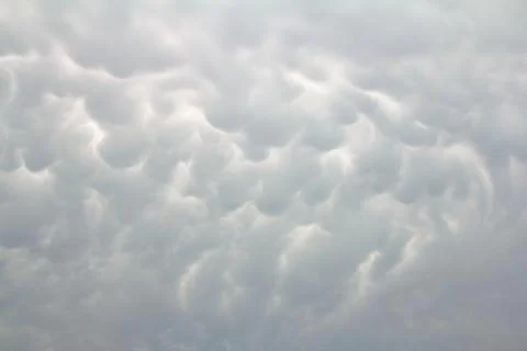 Mammatus clouds Stock Photos