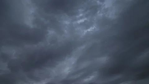 Mammatus Storm Clouds Time-lapse Stock Footage 165524533
