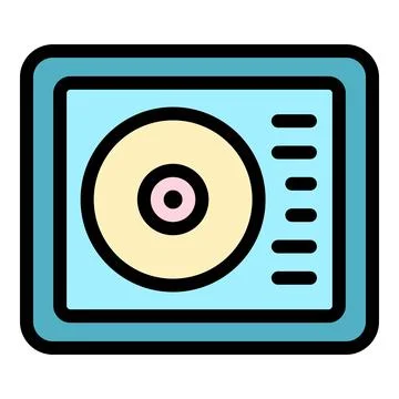 Mammography exam icon vector flat Stock Illustration
