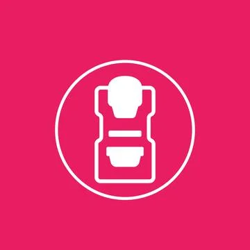 Mammography machine icon, vector Stock Illustration
