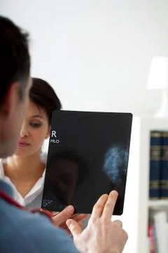 Mammography result Stock Photos