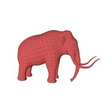 Mammoth base mesh 3D Model