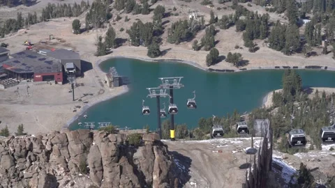 Mammoth Gondola  Stock Footage 130984017