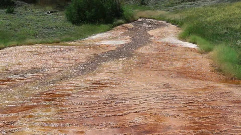 Mammoth Hot Springs A Stock Footage 24974682