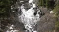Mammoth Lakes LM22 Twin Falls Sierra Nevada Mts California HD Footage