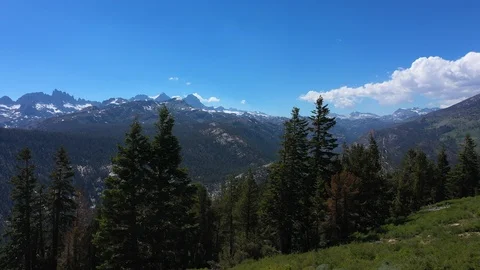 Mammoth mountain range Stock Footage 114419485