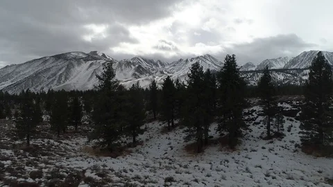 Mammoth Mountain Storm Stock Footage 101042499