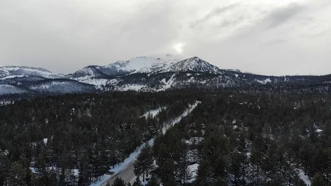 Mammoth Mountain in Winter Video stock 101079052
