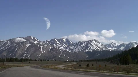 Mammoth road tlapse Stock Footage 1020008
