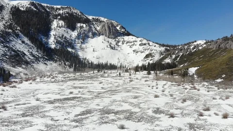 Mammoth Rock - Scenic Mountains in the Eastern Sierras Video stock 126774864