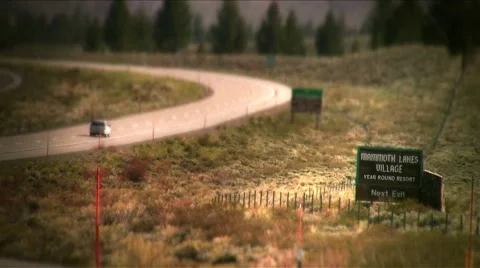 Mammoth sign Stock Footage 1020011