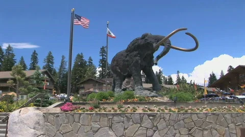 Mammoth Statue 스톡 동영상 519597
