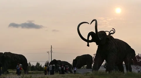 Mammoth Sunset Stock Footage 57939738