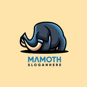 Mamoth logo Stock Illustration