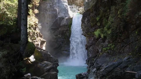 Mamquam Falls Close Up Stock Footage 252955667