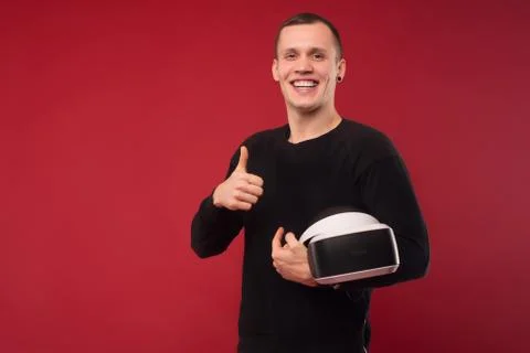 Man 3d glasses Stock Photos