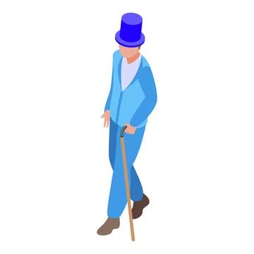 Man acting lessons icon isometric vector. Actor class イラスト素材
