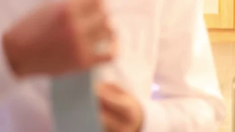 Man Adjusting Tie Stock Footage 75035062