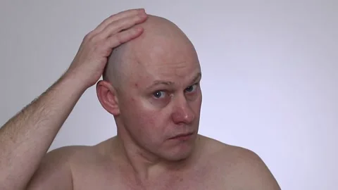 Man after shaving, close-up. Stock Footage 223503270