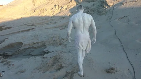 Man an alien from another planet. Stock Footage