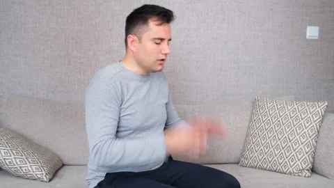 Man allergy Stock Footage 279942503