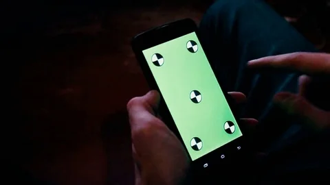 Man and a green screen smartphone 스톡 동영상 69213974